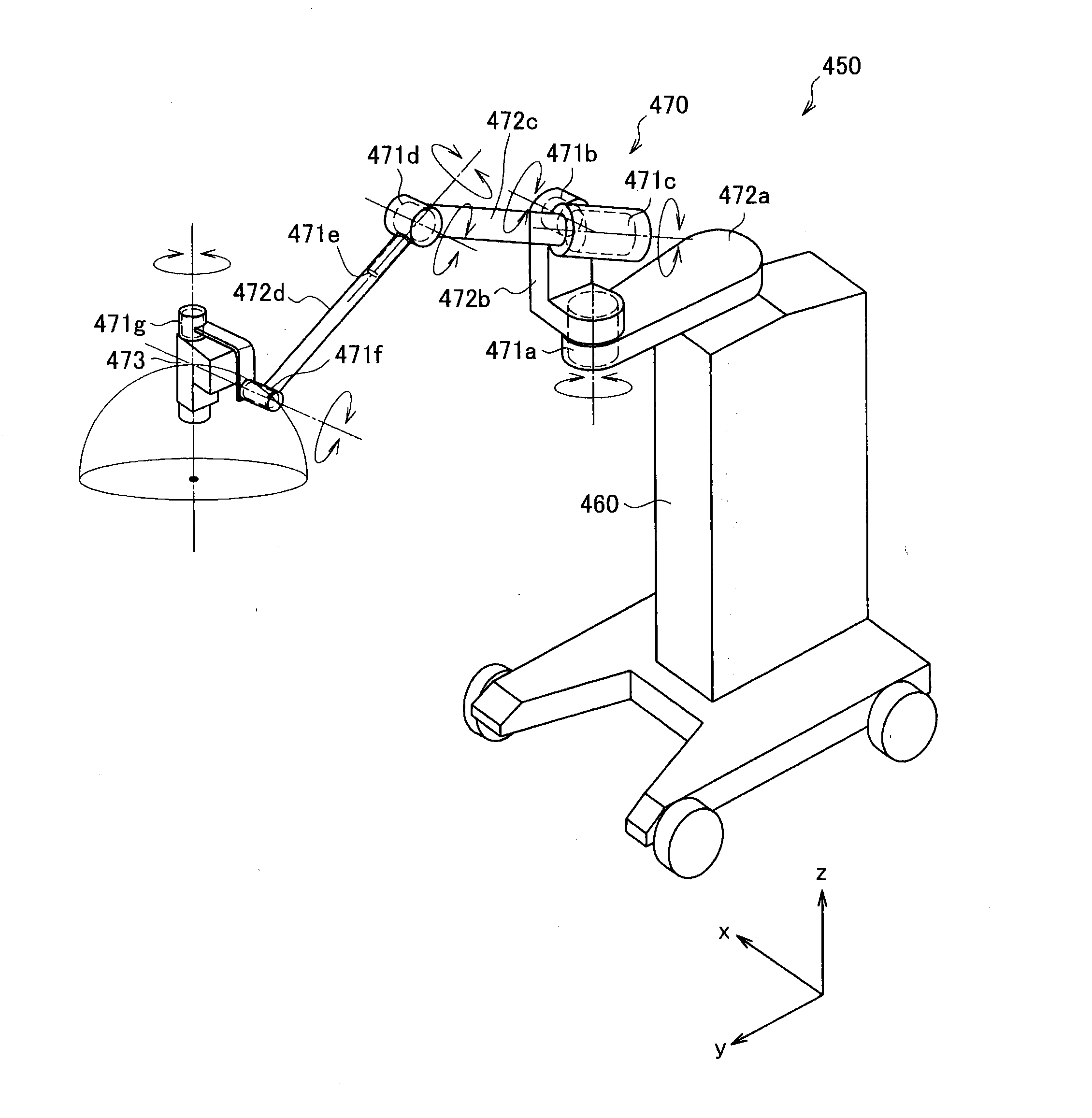 Medical robot arm apparatus, medical robot arm control system, medical robot arm control method, and program