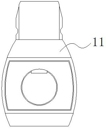 Press-fit device with angle adjusting function for automatic assembling of automobile key battery