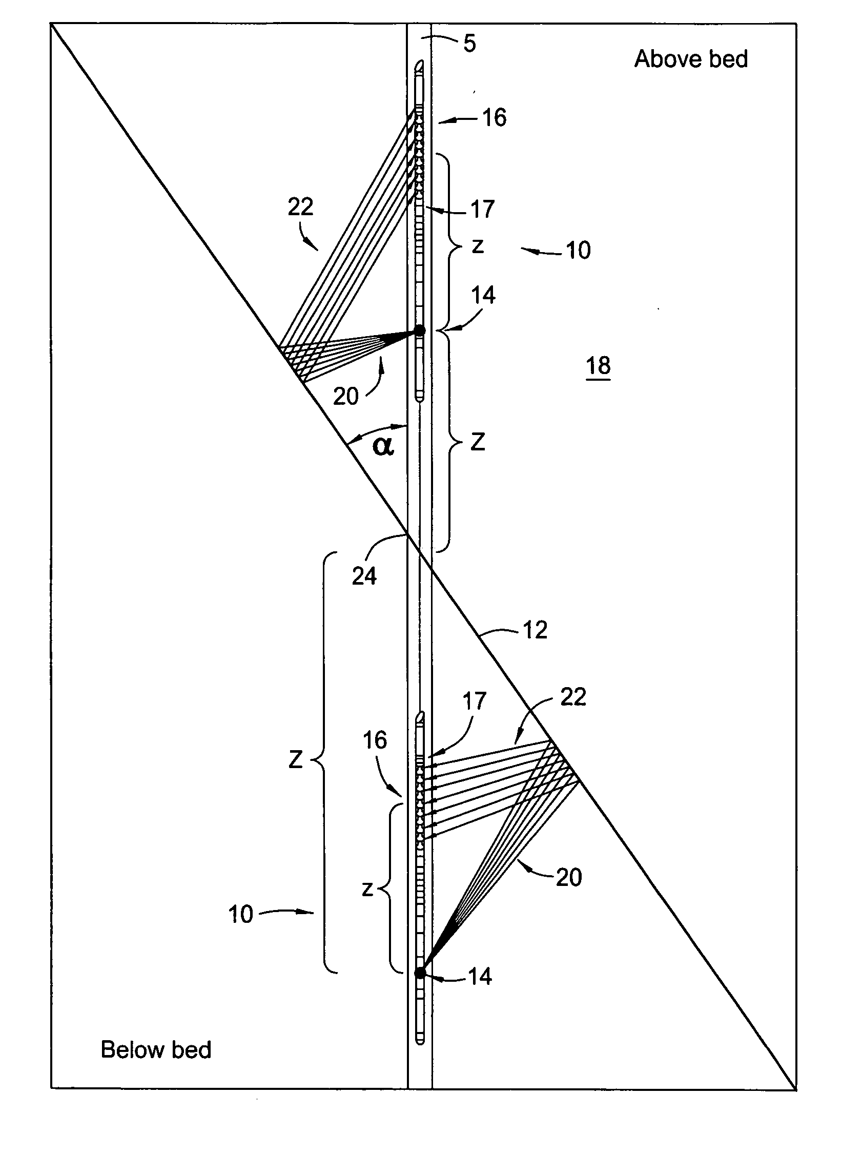 Method for processing acoustic reflections in array data to image near-borehole geological structure