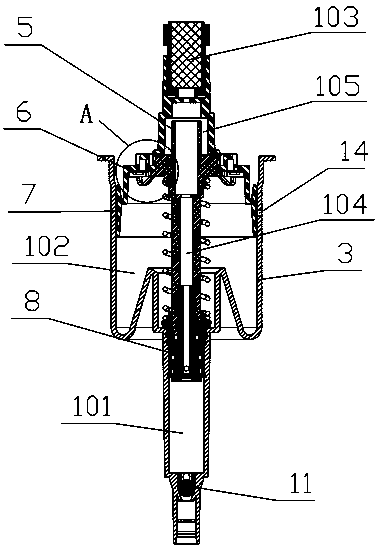 Foam pump with breathing sheet