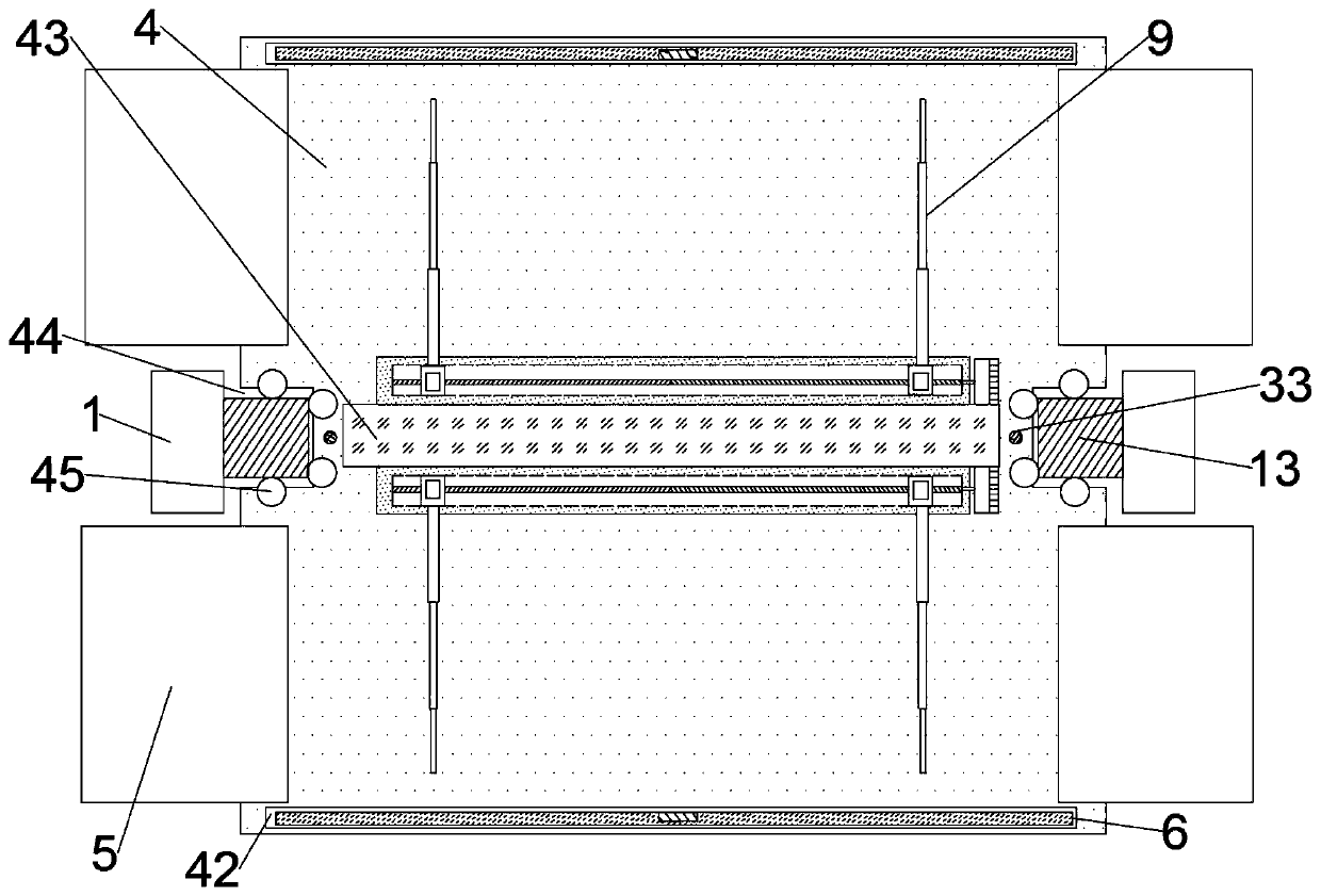 Cargo delivery device for laneway stacking machine as well as cargo sorting and delivering method