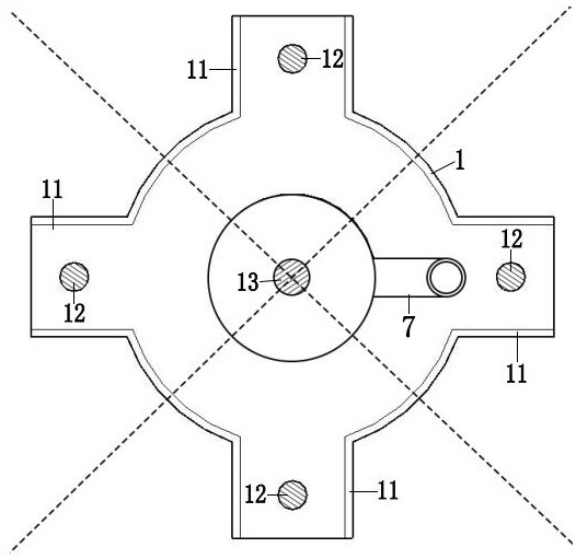 A fire alarm and area fire extinguishing device