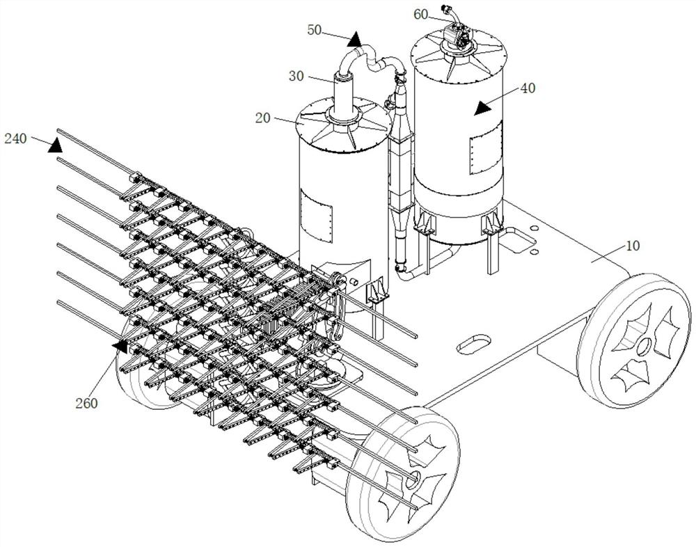 VOCS waste gas collecting and detecting device and using method thereof