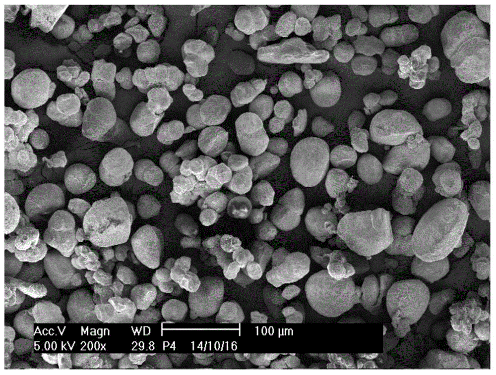 Polypropylene resin powder for selective laser sintering and preparation method thereof