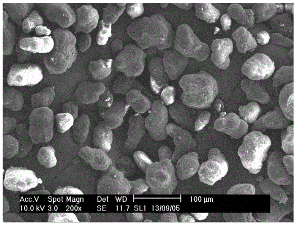 Polypropylene resin powder for selective laser sintering and preparation method thereof