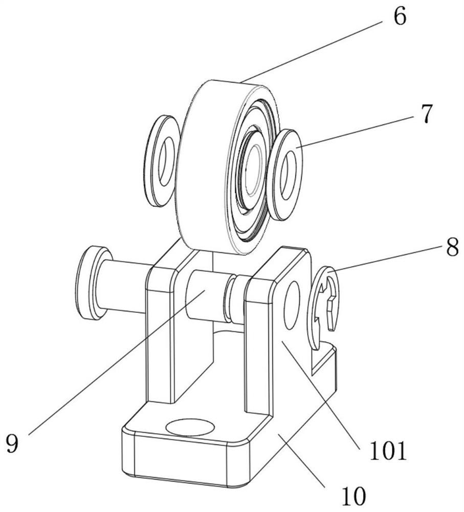 Multi-layer sliding rail composite motion mechanism and application thereof