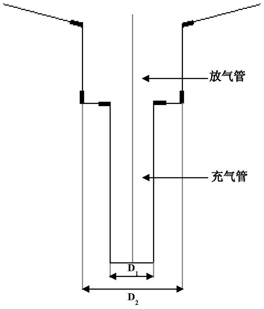 Rapid inflating and deflating device for celebration palace lantern