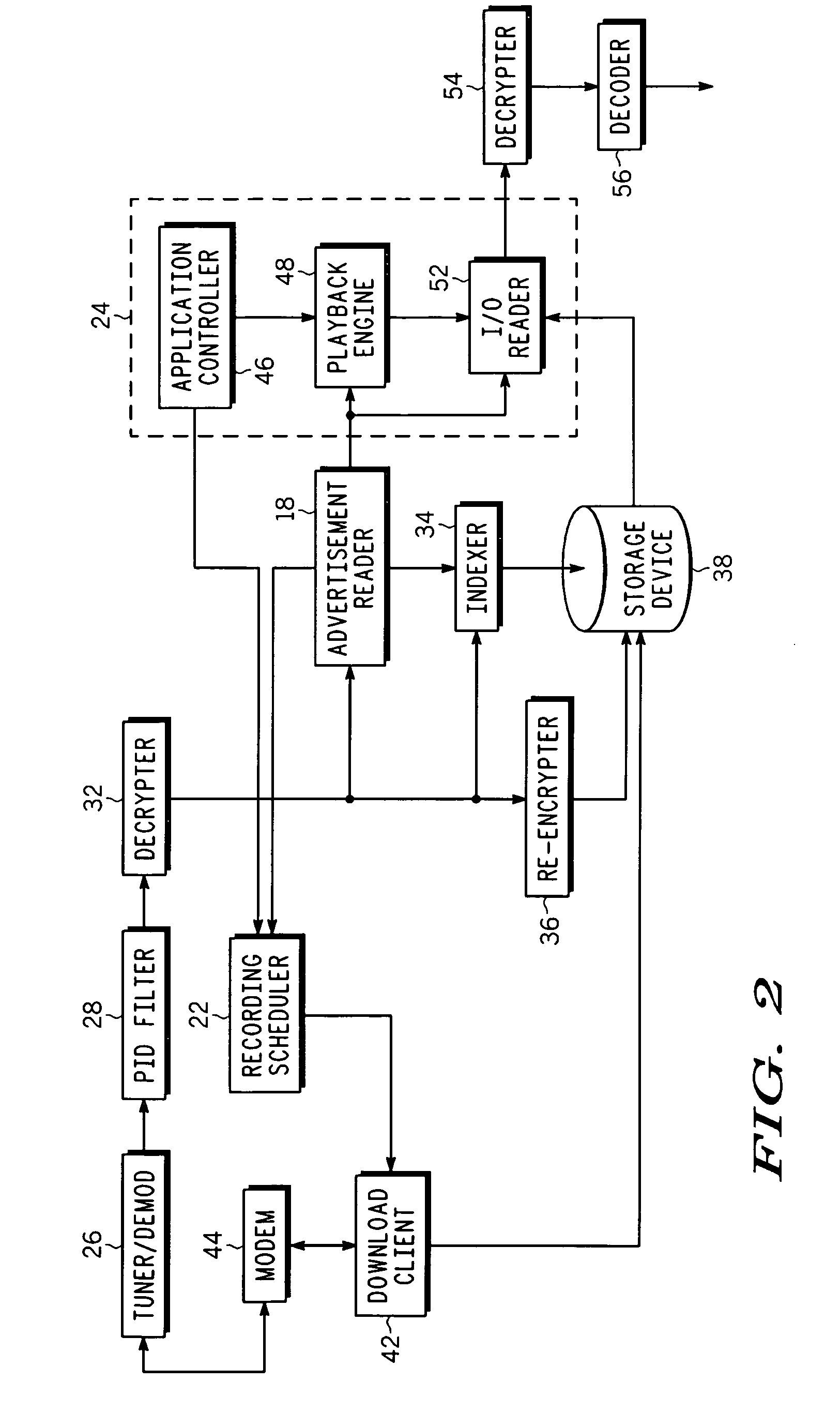 Method, apparatus and system for replacing advertisements in recorded video content