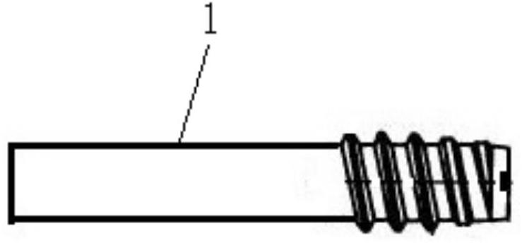 Channel built-in bone tumor pathological tissue taking-out device