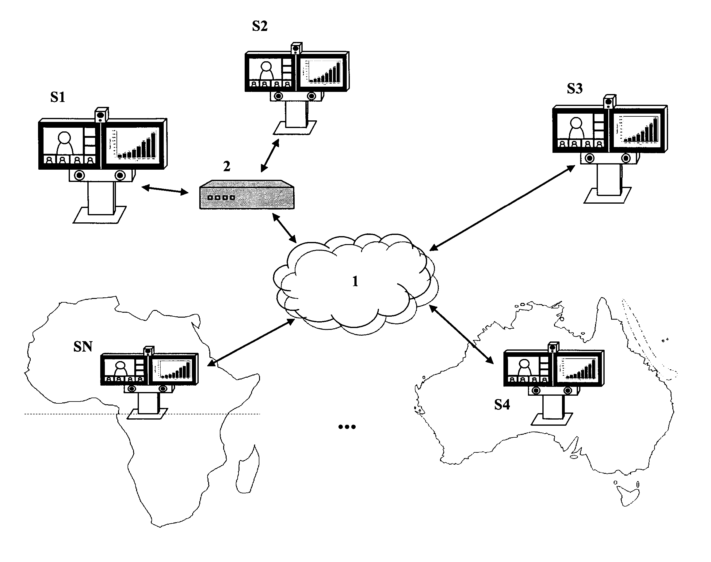 Method and apparatus for video conferencing having dynamic layout based on keyword detection