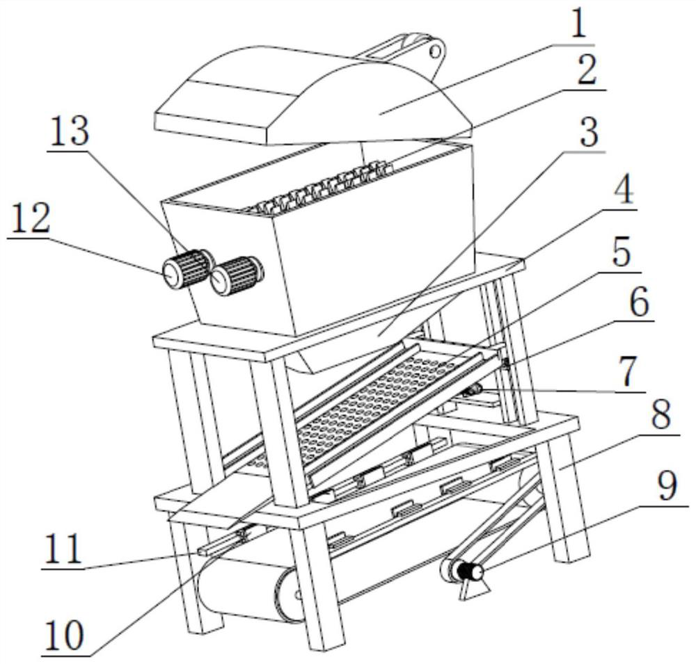 Construction waste treatment device