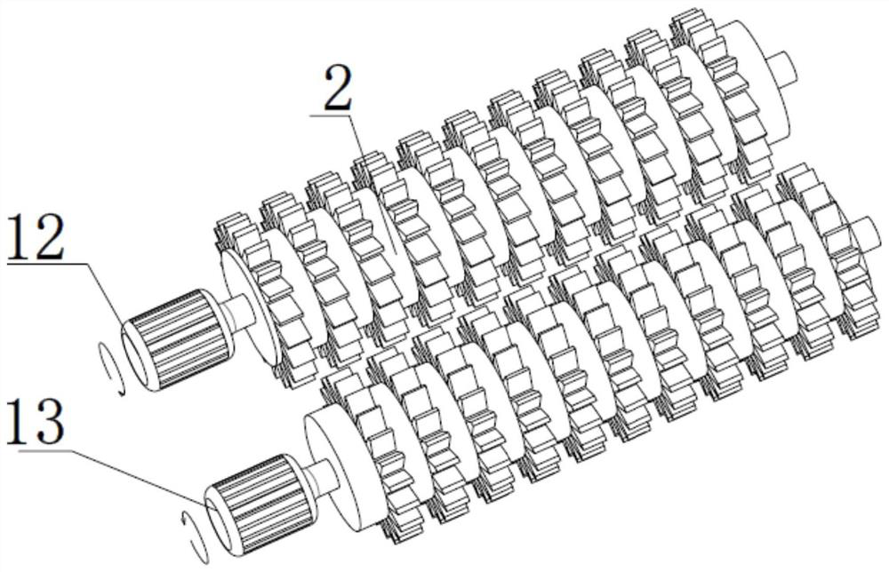 Construction waste treatment device