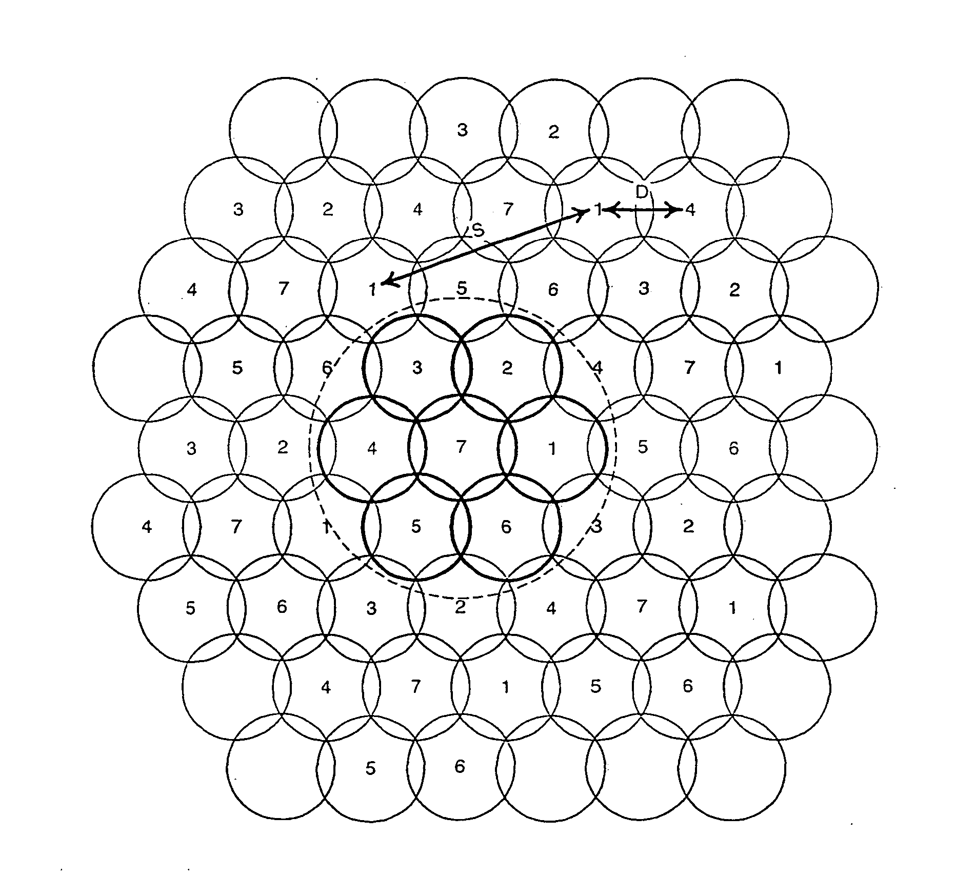 Cellular channel allocation scheme with multi-user detection