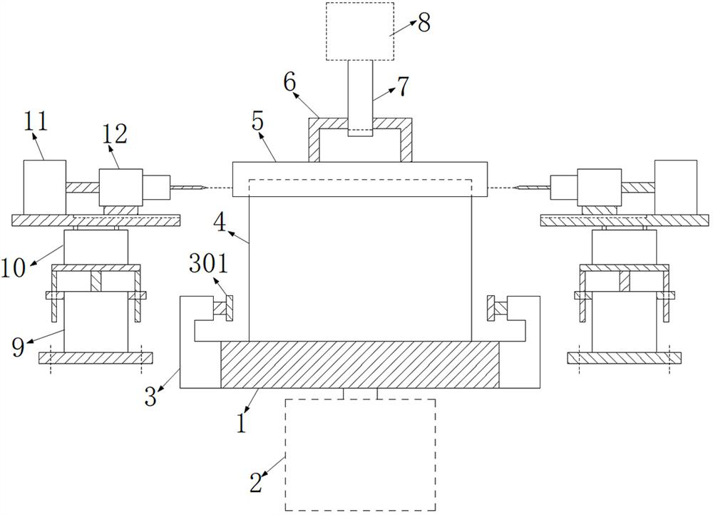 A lithium battery linear sensing detection primary disassembly device and method