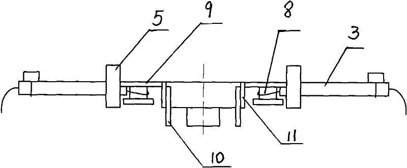 Bottom lifting type U-shaped tram guard