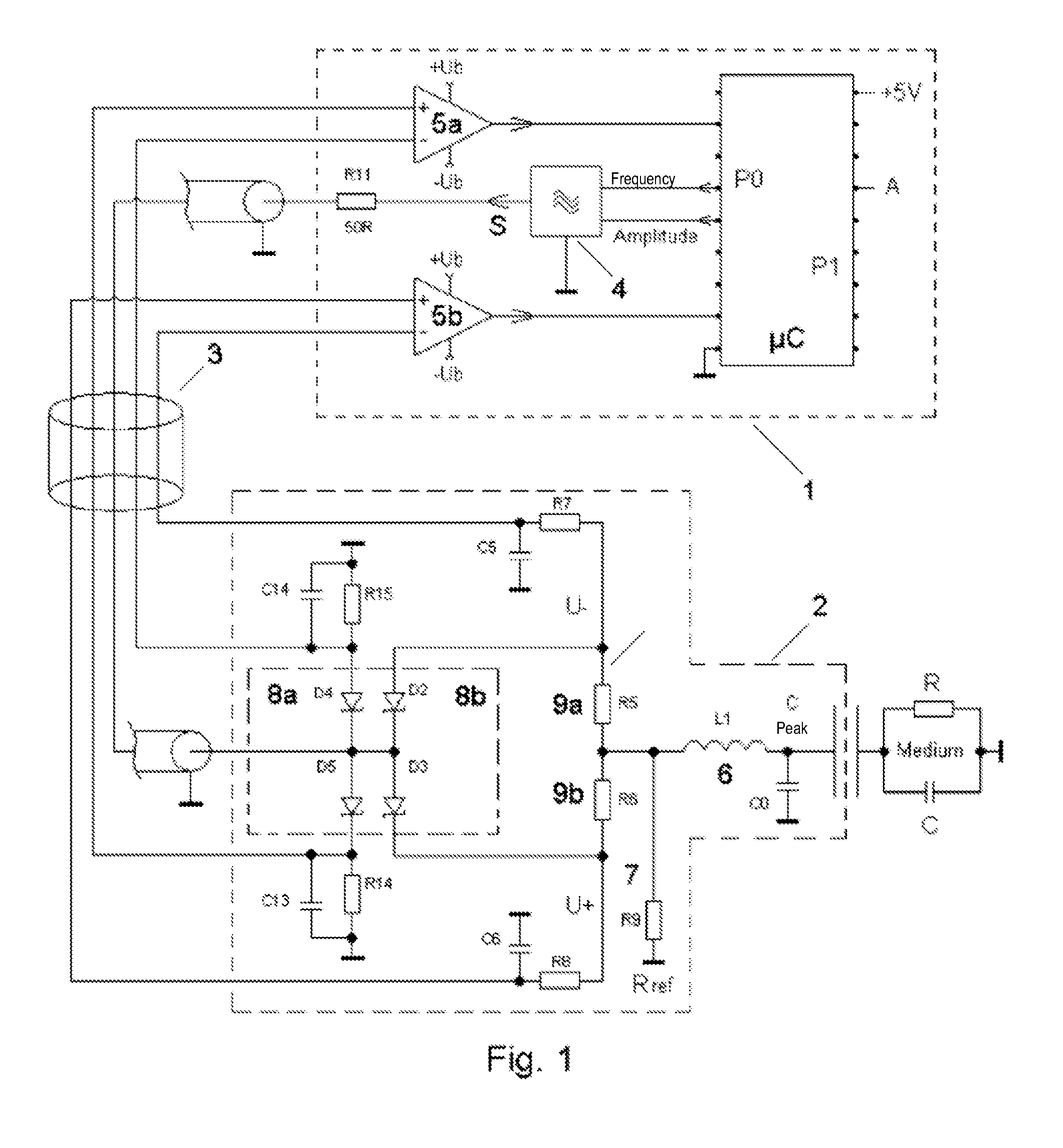 Fill level measuring device