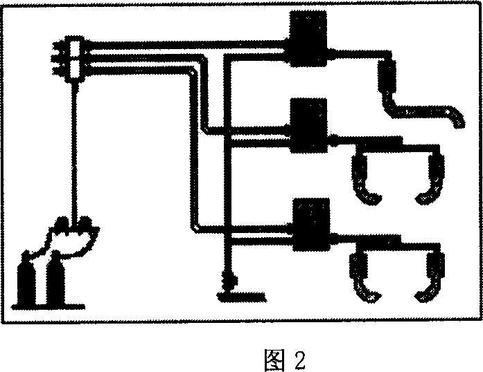 Unit individual type gas impulse ash blower