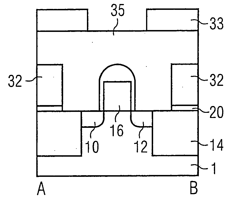 Method for producing an electrically conductive contact