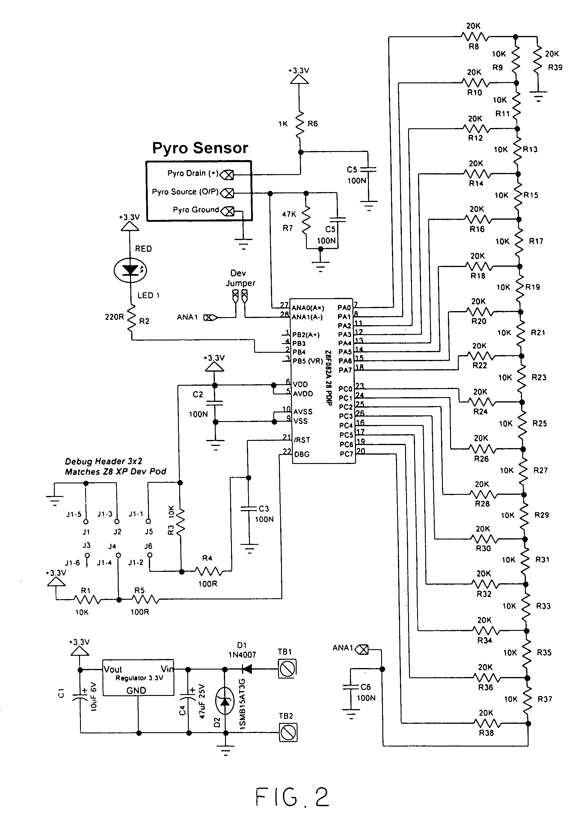 Integrated detecting processor