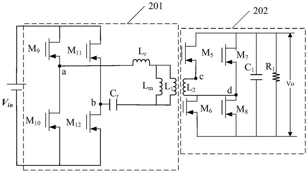 Wireless energy transmission circuit, energy transmission control method and laser radar