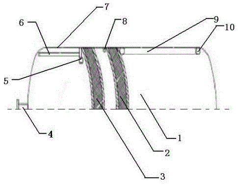 Engine oil anti-freezing separation device