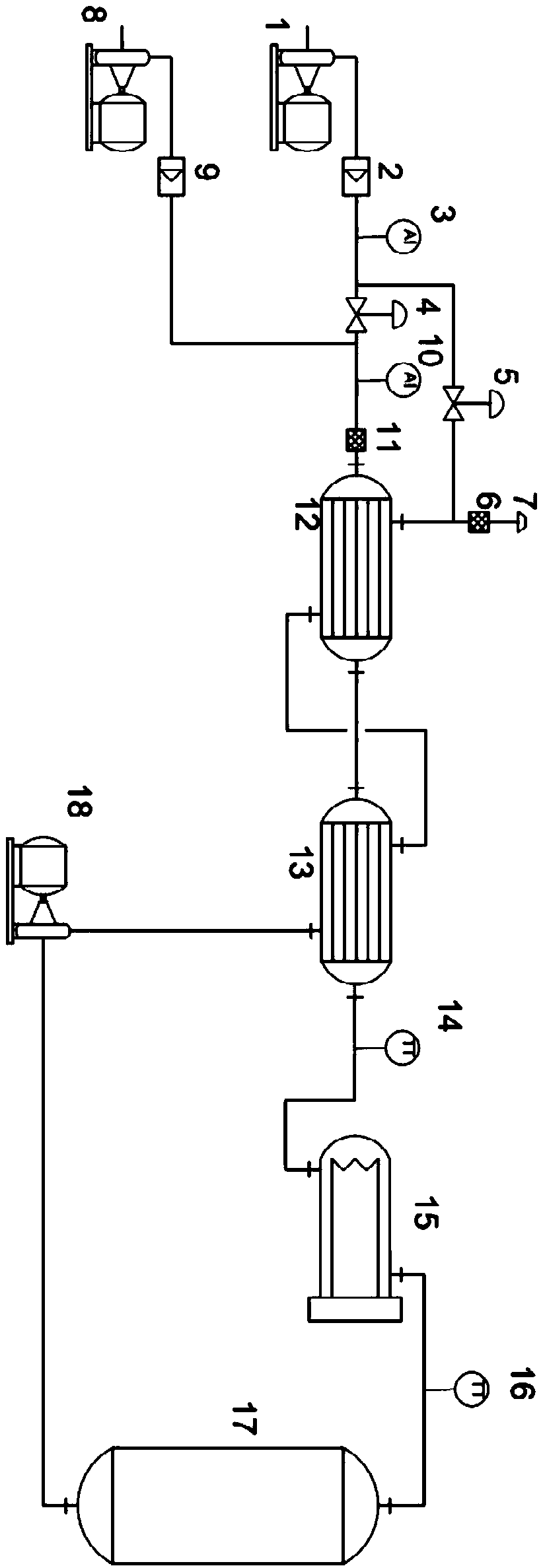 Multi-level heat exchange split-building type catalytic oxidation system and processing method thereof