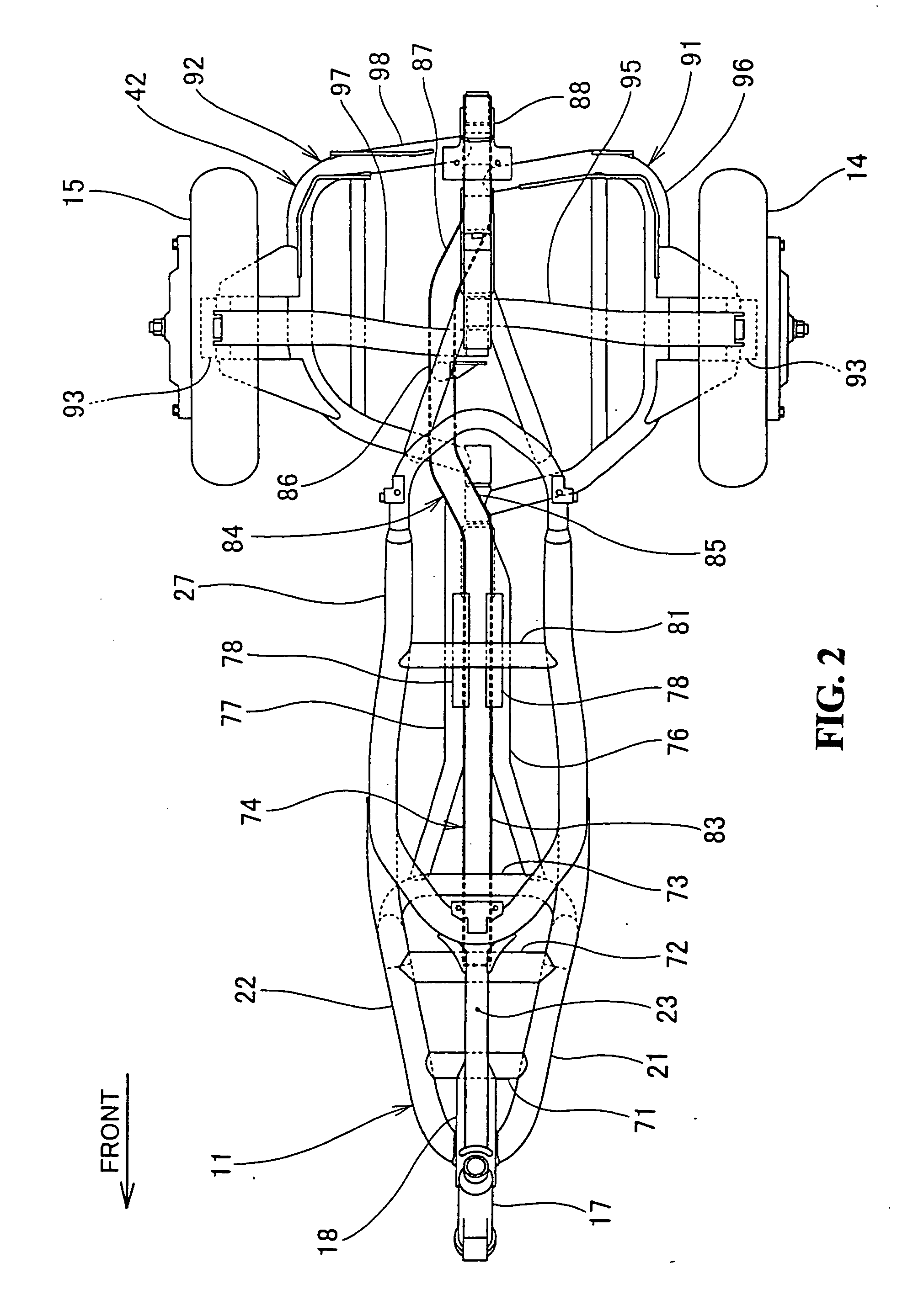 Swingable vehicle