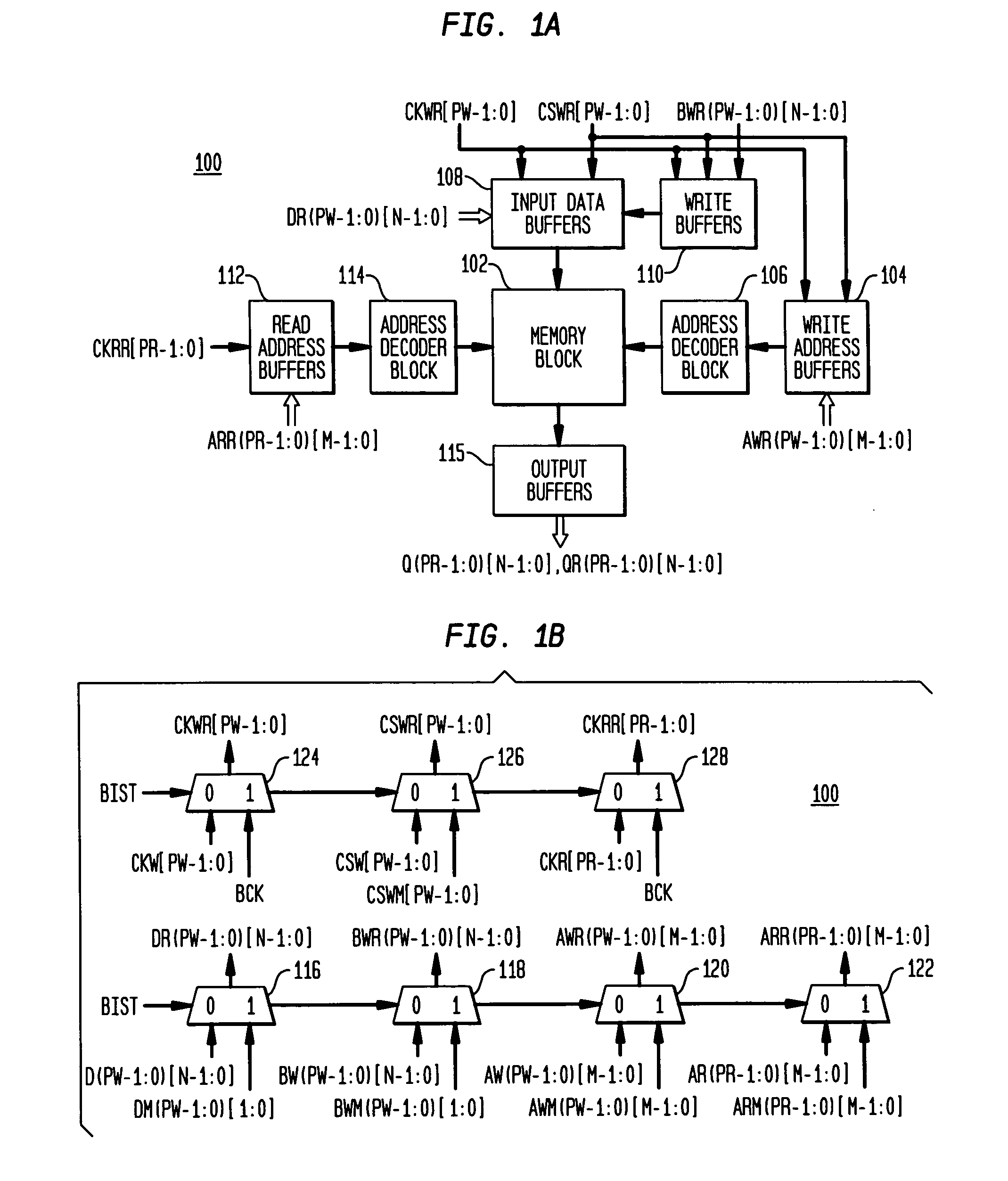 Generalized BIST for multiport memories