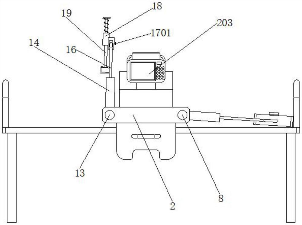 Bed nursing and rehabilitation integrated device for patient after the clinical kidney transplantation operation