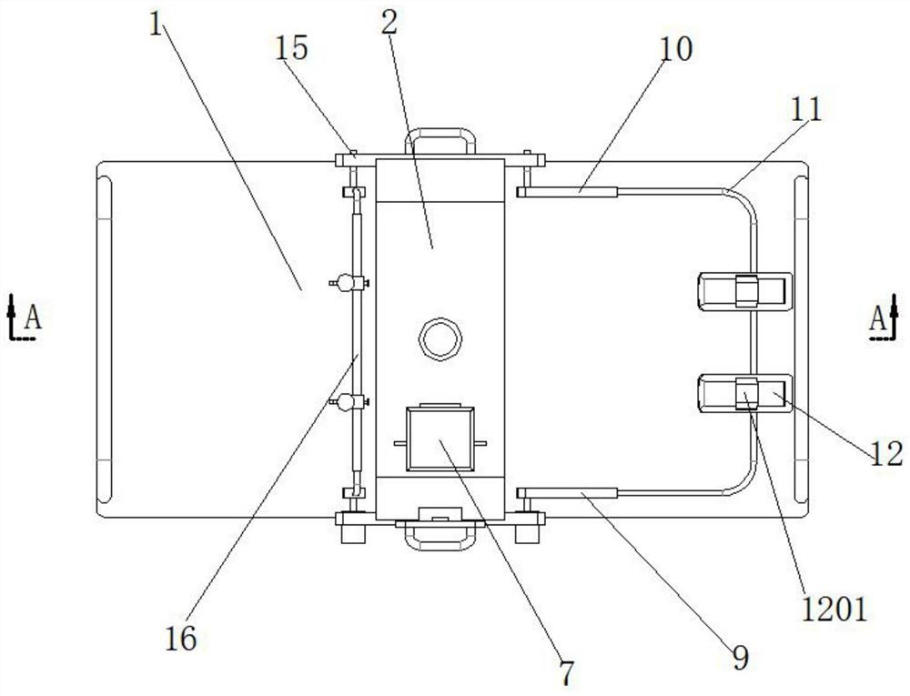 Bed nursing and rehabilitation integrated device for patient after the clinical kidney transplantation operation