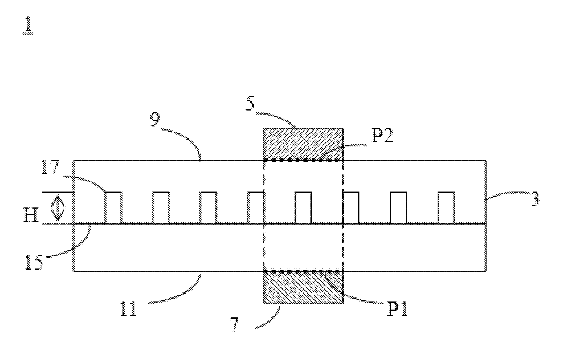 Dual radiation patterns antenna