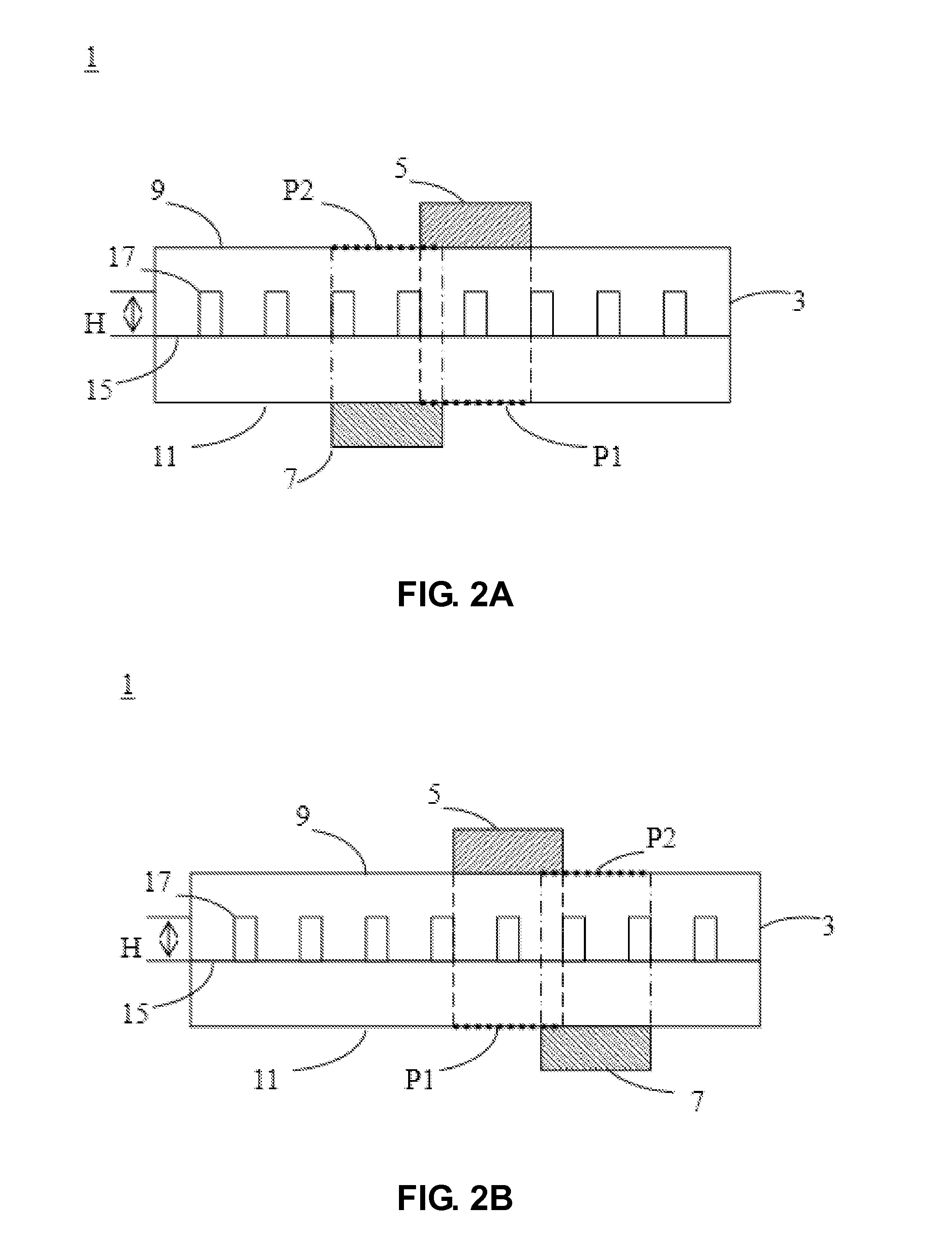 Dual radiation patterns antenna