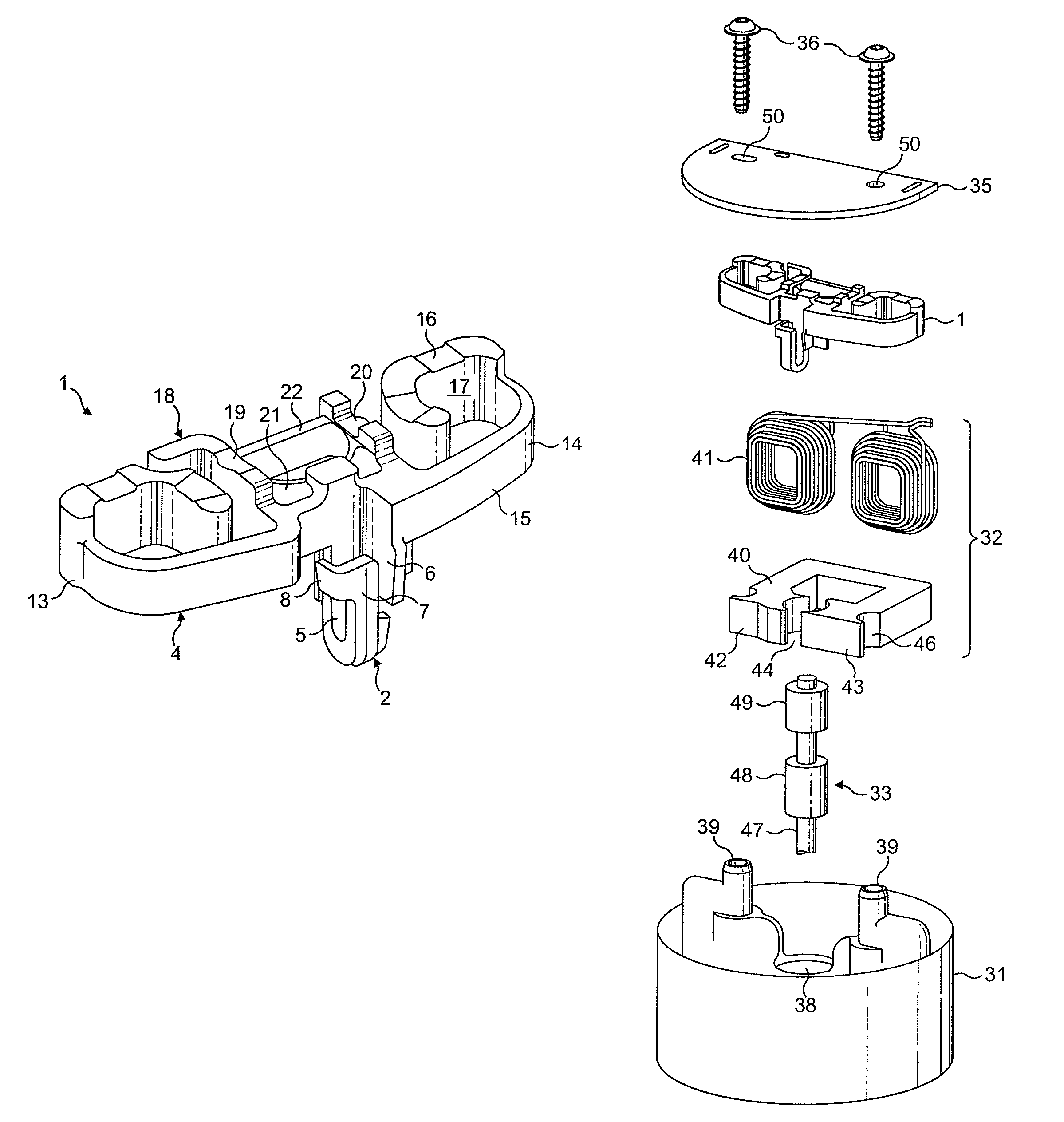 Holder for a position sensor