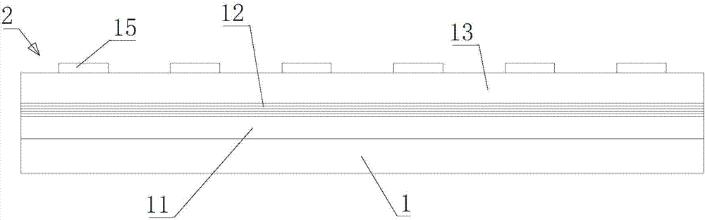 Inverted high-voltage LED chip and preparation method thereof