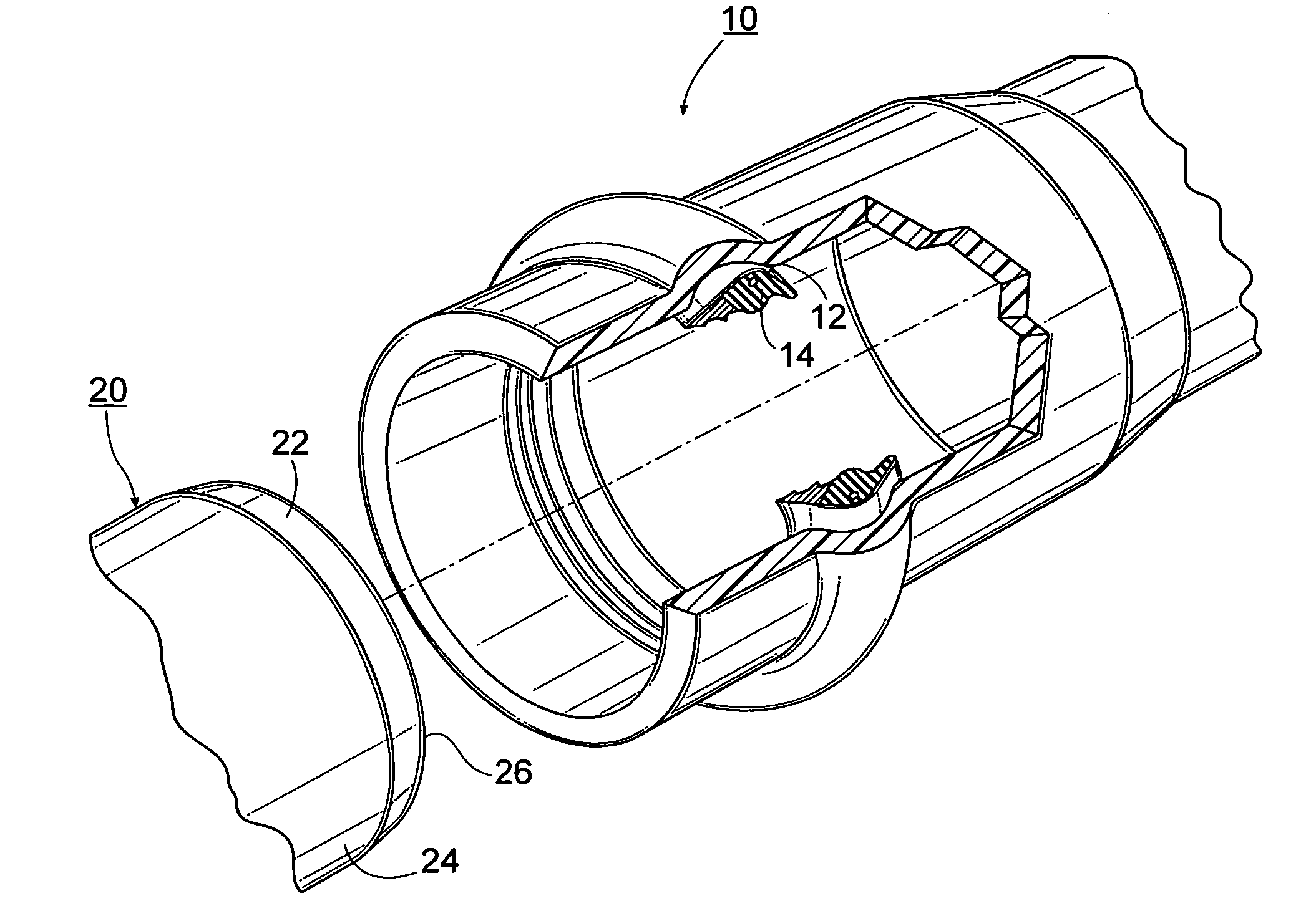 Integral restraint system and method of manufacture for plastic pipe