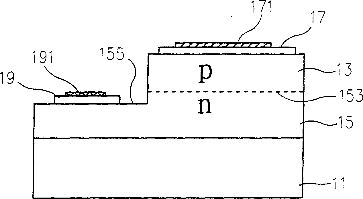 Light-emitting component capable of increasing light-emitting active area