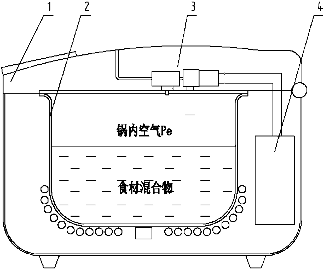 Pressure cooking utensil, control method and device thereof