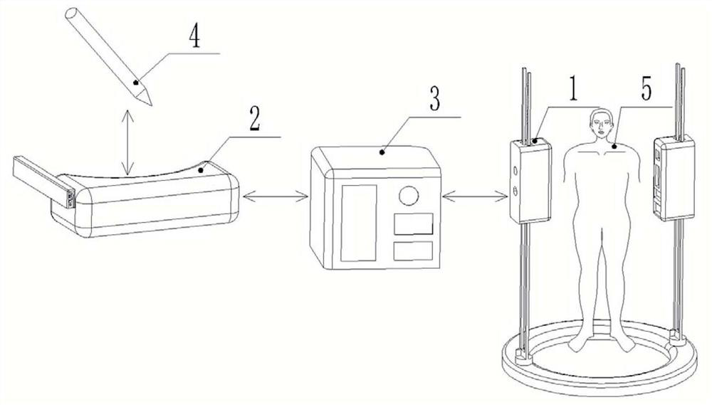 Acupuncture teaching auxiliary system