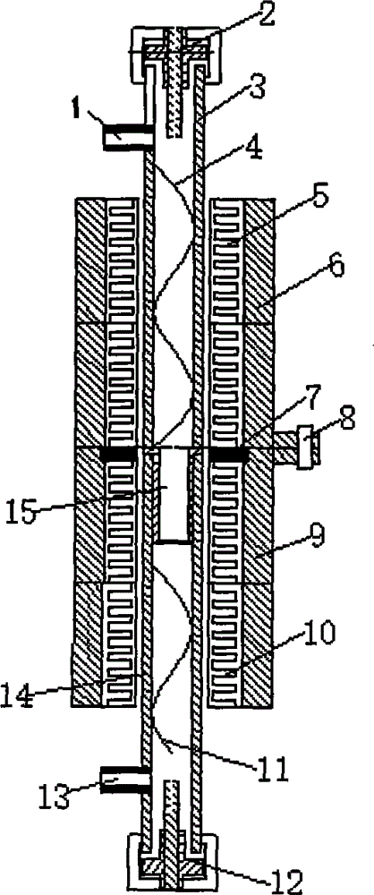 Secondary pyrolysis and waste heat recycling system for biomass pyrolysis gas