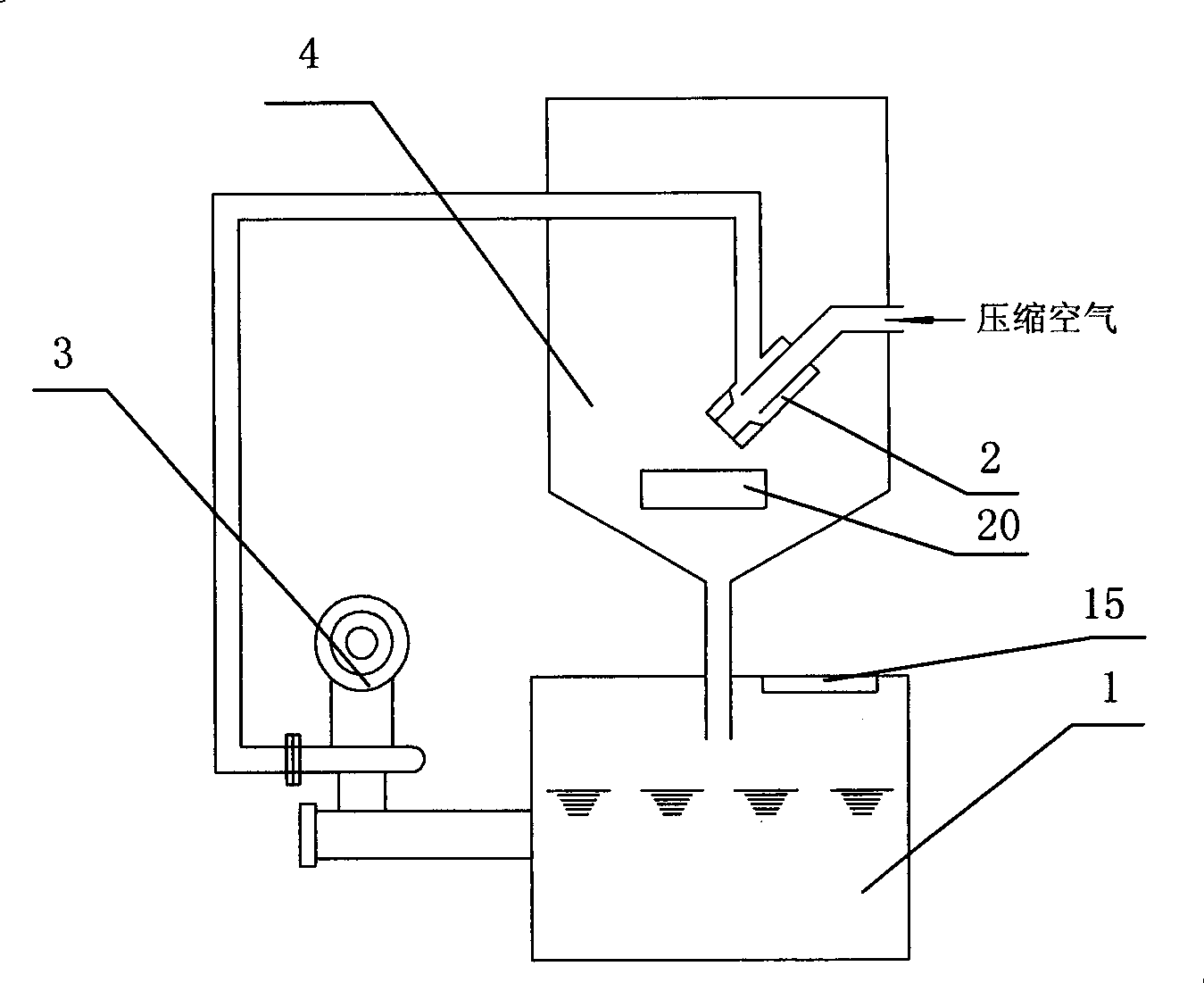 Wet-process spray sand system