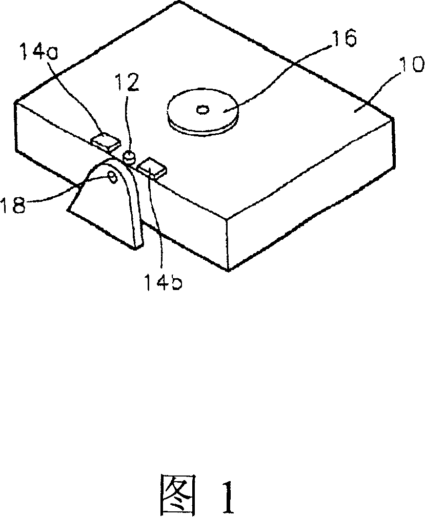 Method for regulating optical head inclination angle