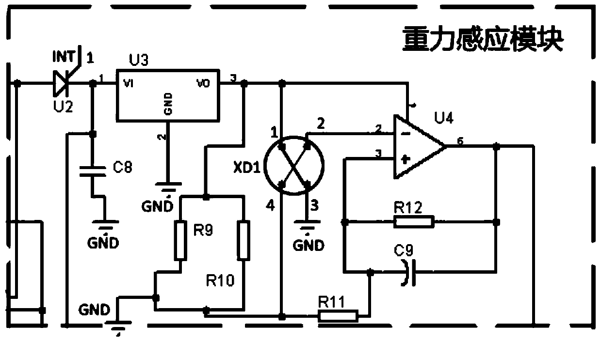 Internet-of-things control dense cabinet alarm detection circuit and control method thereof