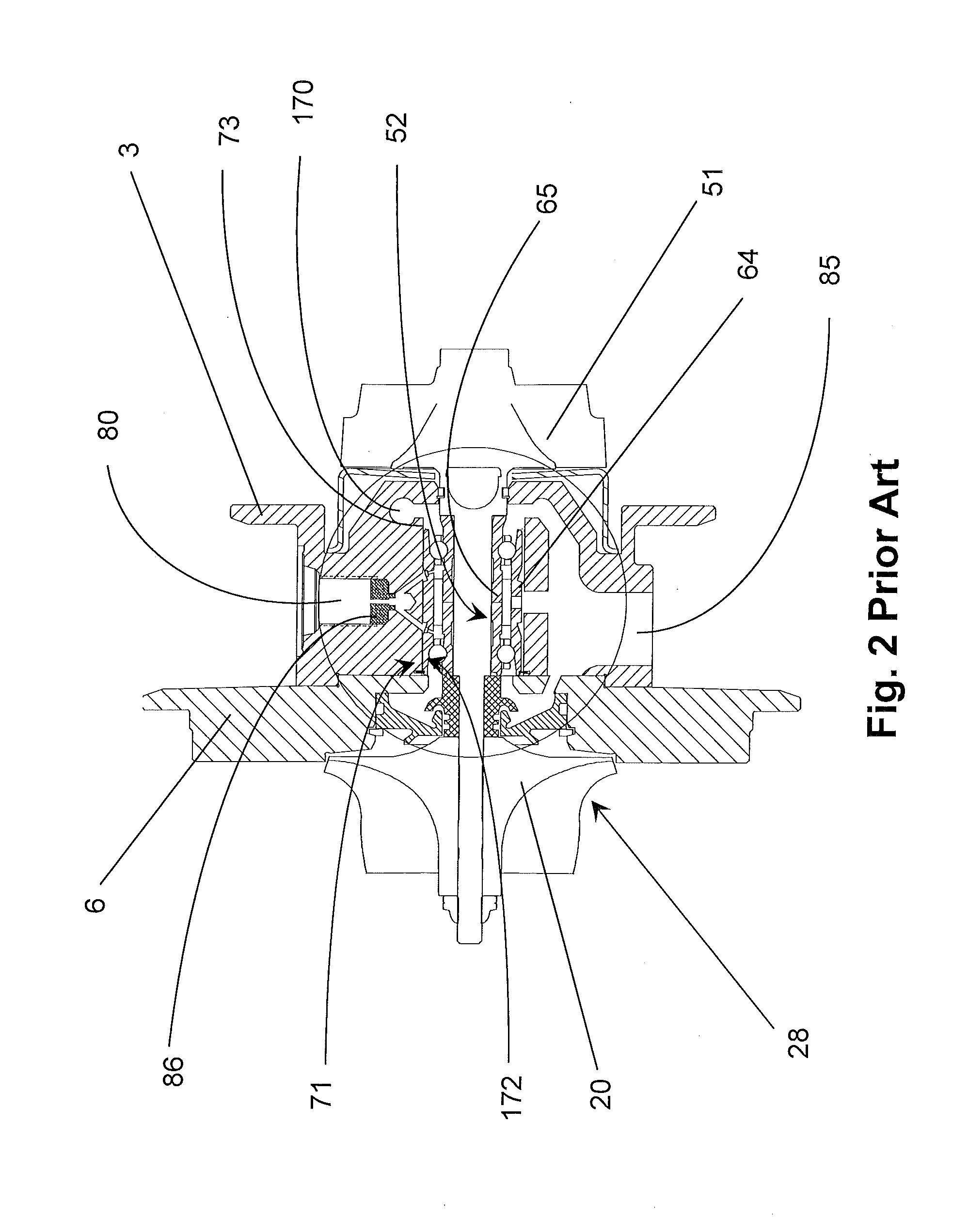 Rolling element bearing cartridge with axial thrust damping and Anti-rotation assemblies