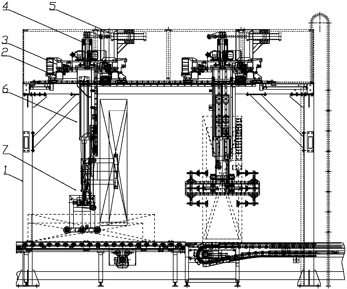 Air conditioner inverting and erecting manipulator