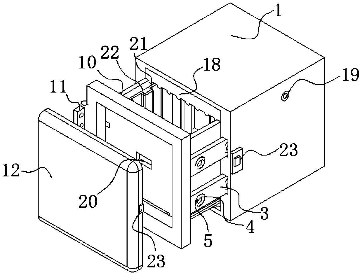 A packaging box with buffer protection function