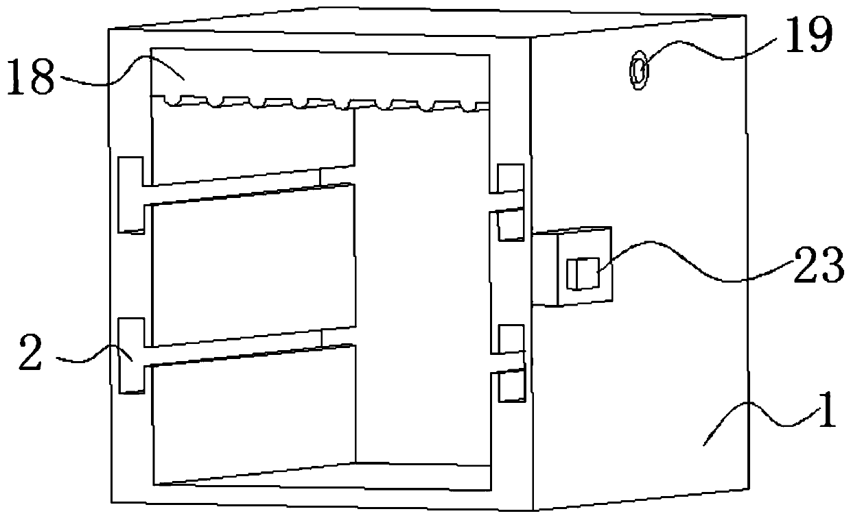 A packaging box with buffer protection function