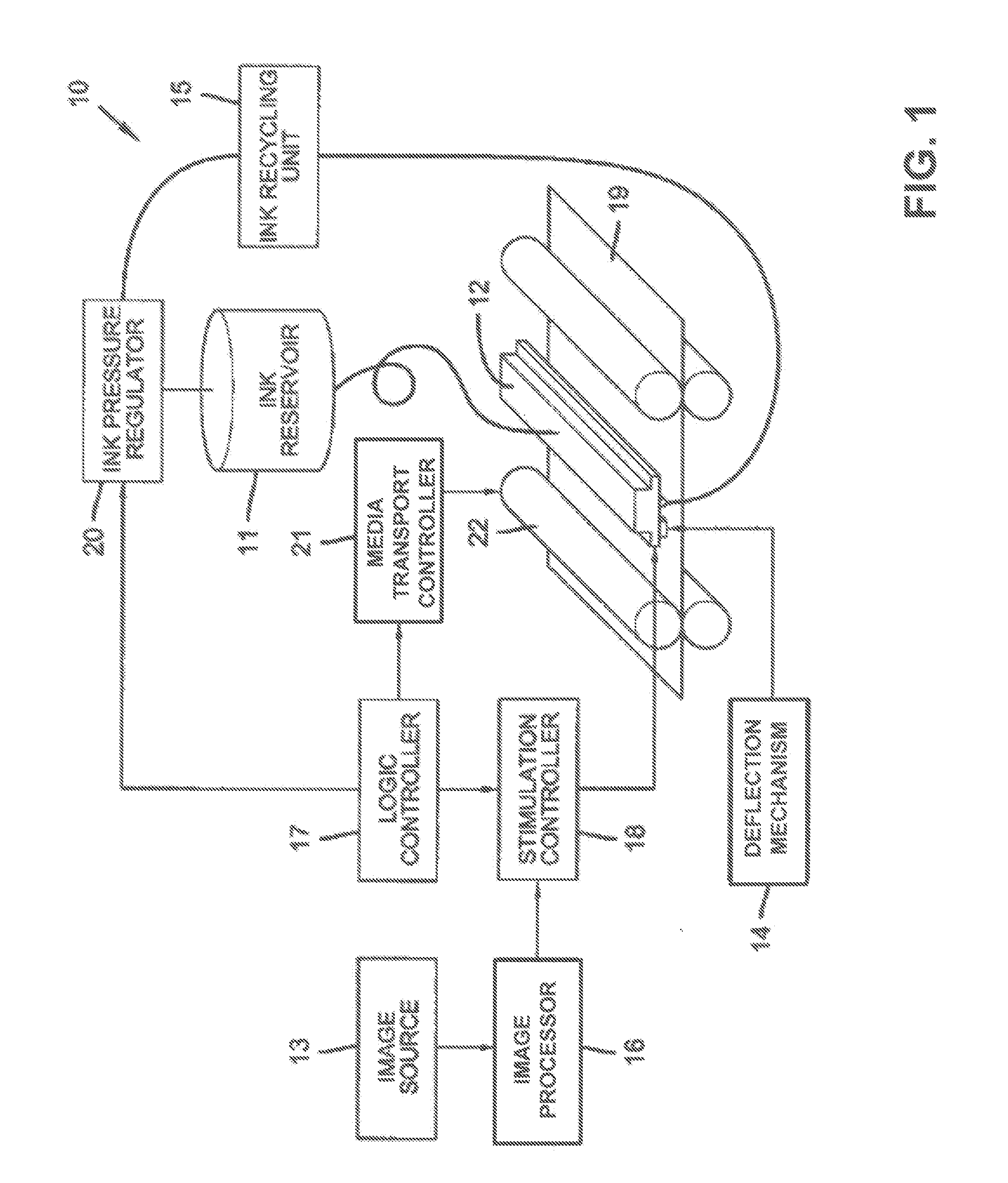 Controlling drop charge using drop merging during printing