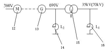 Long duration induced voltage withstand test device of ultrahigh-voltage transformer