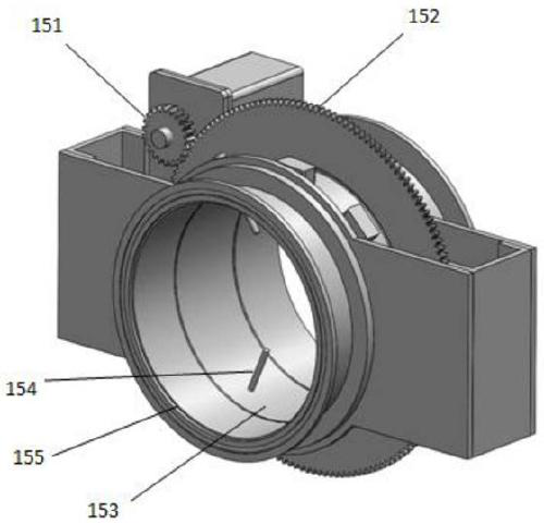 Test piece anti-icing air entraining flow device and test method