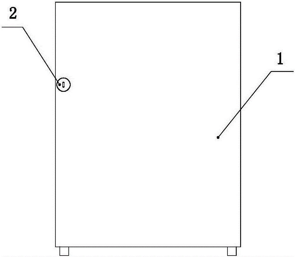 Electricity larceny prevention metering box